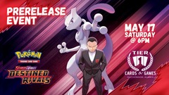 Pokemon: Destined Rivals PreRelease Event (Tournament participation required.)